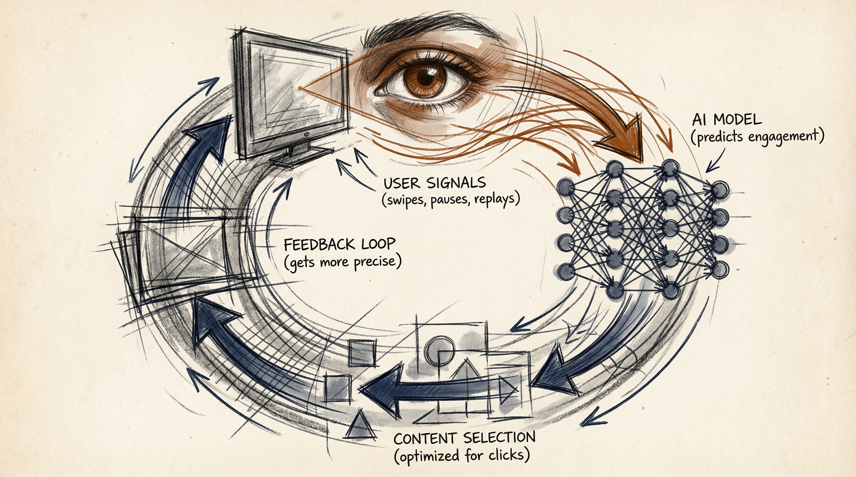 AI recommendation engine feedback loop
